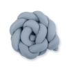 My Sweet Baby Gevlochten Bedbumper voor Babybed 180 cm Pastelblauw