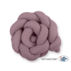 My Sweet Baby Gevlochten Bedbumper voor Babybed 180 cm Pastelviolet