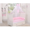 My Sweet Baby Gevlochten Bedbumper voor Babybed 180 cm Roze