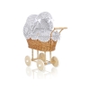 Natuurlijke Rieten Poppenwagen