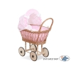 Natuurlijke Rieten Poppenwagen