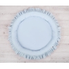 Nest met Volant voor Hangende Klamboe Blauw