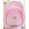Wiegbekleding roze voor meisje