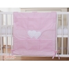 Opbergtas voor Babybed - Harten Roze Polkaprikker