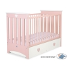Pastelroze Kinderbed 120x60 cm met Lade - Lorenzo III MAXI