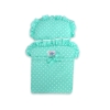 Poppenwagen Hout Mint Wit