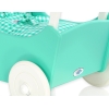 Poppenwagen Hout Mint Wit
