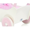 Poppenwagen Hout Roze Wit