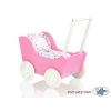 Poppenwagen Hout Wit