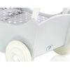 Poppenwagen Hout Wit Grijs