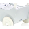 Poppenwagen Hout Wit Grijs