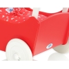 Poppenwagen Hout Wit Rood