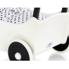 Poppenwagen Hout Wit Zwart