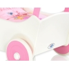 Poppenwagen van Hout met Dekentje Wit