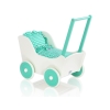 Poppenwagen van Hout Mint Wit