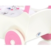 Poppenwagen van Hout Wit
