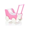 Poppenwagen van Hout Wit