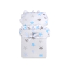 Poppenwagen van Hout Wit Blauw