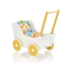 Poppenwagen van Hout Wit Geel