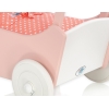 Poppenwagen van Hout Wit Poederroze