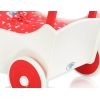 Poppenwagen van Hout Wit Rood