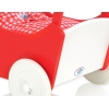 Poppenwagen van Hout Wit Rood