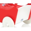 Poppenwagen van Hout Wit Rood