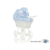 Poppenwagen van Riet Blauw Bloemenweide Bloemen