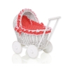 Poppenwagen van Riet Rood Polkaprikker