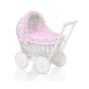 Poppenwagen van Riet Roze Polkaprikker