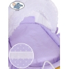 Retro Babywieg  voor Baby Wit Purper Christine