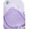 Retro Babywieg  voor Baby Wit Purper Christine