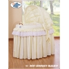 Rieten Kribbe met Kap Ivoor Little Prince Princess
