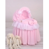 Poppenwieg roze van riet
