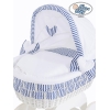 Rieten Wieg  met Kap met Beddengoedset voor Baby  Jachthaven