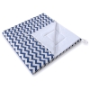 Set: Tipi-tent Speelkleed Donkerblauw Zigzag