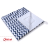 Set: Tipi-tent Speelkleed Donkerblauw Zigzag