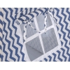 Set: Tipi-tent Speelkleed Kussens Donkerblauw Zigzag