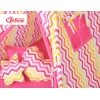 Set: Tipi-tent Speelkleed Kussens Geel Rood Zigzag