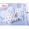 Set: Tipi-tent Speelkleed Kussens  GRATIS decoratieve veren Blauw