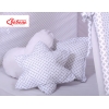Set: Tipi-tent Speelkleed Kussens  GRATIS decoratieve veren Grijs
