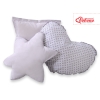 Set: Tipi-tent Speelkleed Kussens  GRATIS decoratieve veren Grijs