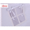 Set: Tipi-tent Speelkleed Kussens  GRATIS decoratieve veren Grijs