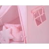 Set: Tipi-tent Speelkleed Kussens  GRATIS decoratieve veren Roze