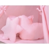 Set: Tipi-tent Speelkleed Kussens  GRATIS decoratieve veren Roze