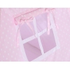 Set: Tipi-tent Speelkleed Kussens  GRATIS decoratieve veren Roze Polkaprikker