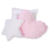Set: Tipi-tent Speelkleed Kussens  GRATIS decoratieve veren Roze Polkaprikker