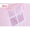 Set: Tipi-tent Speelkleed Kussens  GRATIS decoratieve veren Roze Polkaprikker