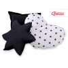 Set: Tipi-tent Speelkleed Kussens  GRATIS decoratieve veren Zwart