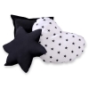 Set: Tipi-tent Speelkleed Kussens  GRATIS decoratieve veren Zwart